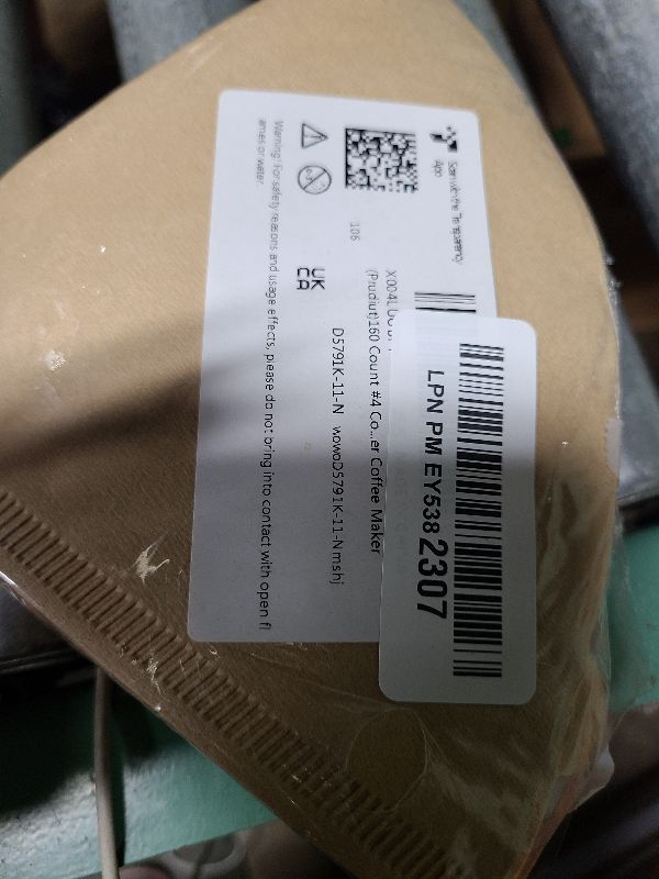 Photo 1 of 160 Count #4 Cone Coffee Filters 8-12 Cup Disposable Coffee Filters 4 Cone Paper Unbleached Natural Number 4 Filters Paper Compatible with Ninja Coffee Filter, Drip and Pour Over Coffee Maker