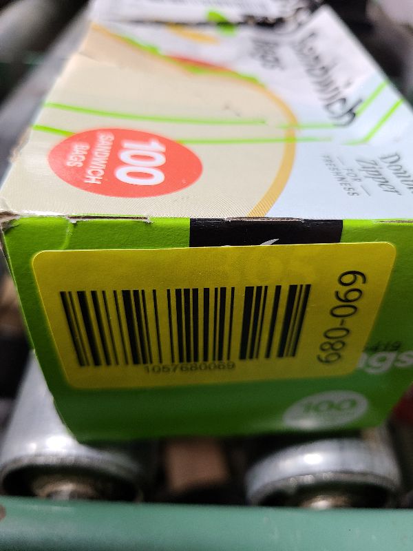 Photo 1 of 365 by Whole Foods Market, Sandwich Size Storage Bags, Double Zipper, 100 Count