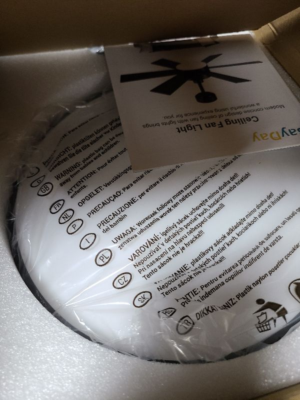 Photo 1 of 42 inch Ceiling Fans with Lights, Black Ceiling Fan with Remote APP, Dual-Sided Modern/Rustic 6 Blades, Reversible, 3CCT, Sloped Flush Mount Low Profile Ceiling Fan with Lights Bedroom Kitchen Indoor