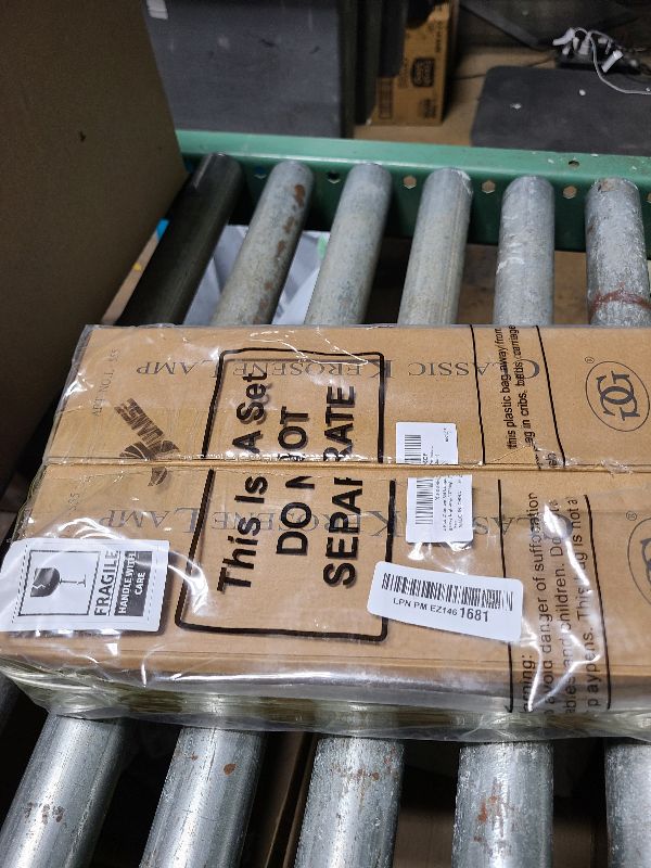 Photo 1 of 2 Pcs Chamber Oil Lamps for Indoor Use Vintage Kerosene Lamp Rustic Hurricane Kerosene Lantern with Adjustable Fire Wick Lighting Oil Lantern for Home Emergency Lighting, 13'' High(Clear)