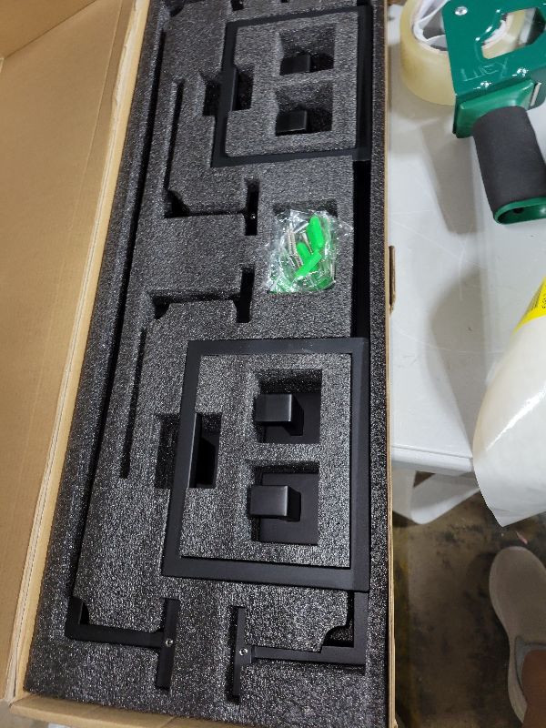 Photo 1 of 10-Pieces Bathroom Accessories Towel Bar Set: 23.6 Inch Matte Black Bath Towel Bar Set Square SUS304 Stainless Steel Bathroom Hardware Set,Towel Racks for Bathroom Wall Mounted