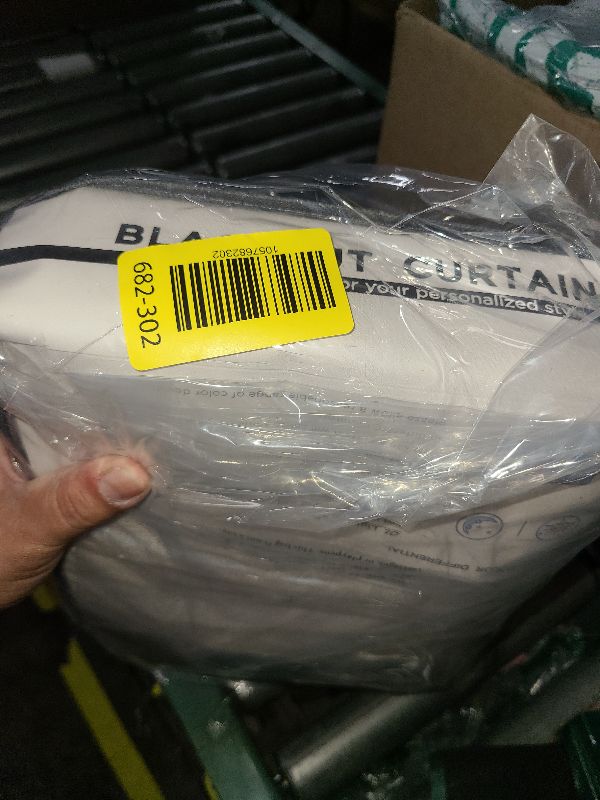 Photo 1 of 100% Blackout Shield Linen Blackout Curtains for Bedroom 96 Inches Long, Back Tab/Rod Pocket Living Room Drapes, Thermal Insulated Blackout Curtains 2 Panels Set, 50" W x 96" L,Cream