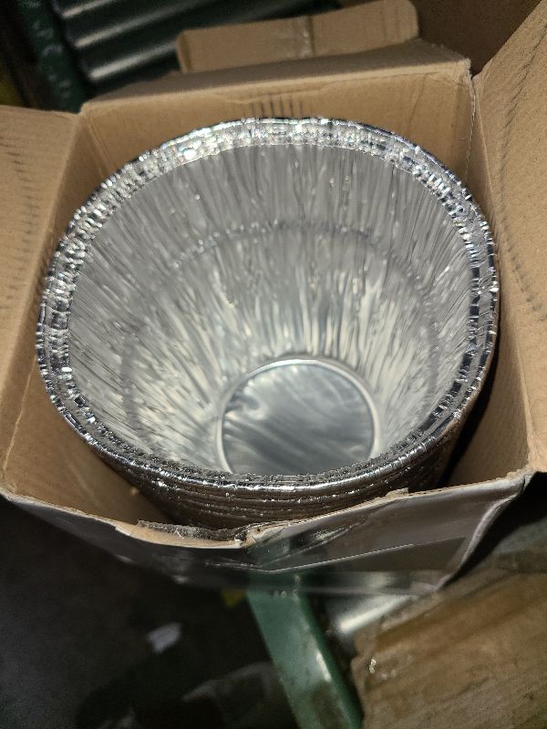 Photo 1 of 24 Pack Disposable Foil Liners & Grease Bucket Liners for Pit Boss Grills 67292 Foil, Oklahoma Joe's 9518545P06, Ironwood, Flatrock, Recteq Large Bucket etc. 6.3 x 6.0”, Disposable Drip Bucket Cup
