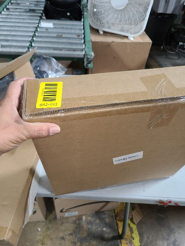 Photo 1 of 15.7" Lazy Susan Turntable Organizer for Cabinet, Rustic Wooden Storage with Metal Railing, Round Rotating Tray for Countertop, Living Room, Bathroom