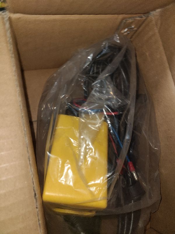 Photo 1 of 3 Wire Dump Trailer Remote Control Switch for 12V DC Single Acting Hydraulic Pump Power Supply Unit Dump Trailer Fit for Lift Unloading