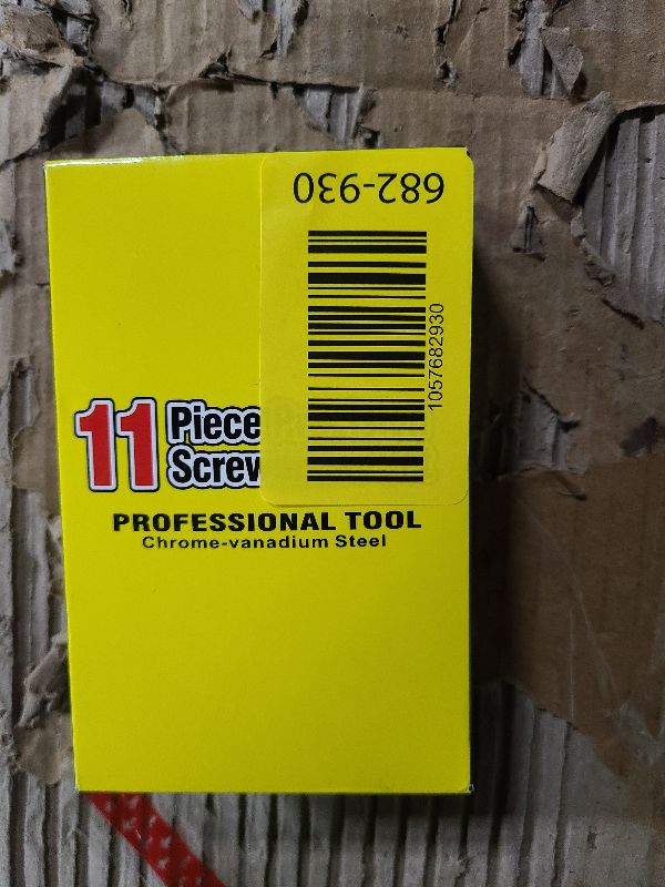 Photo 1 of 11Pcs Small Screwdriver Set, Mini Screwdriver Set, Eyeglass Repair Screwdriver with 11 Different Size Flathead and Philips Screwdrivers, Ideal for Watch, Jewelers