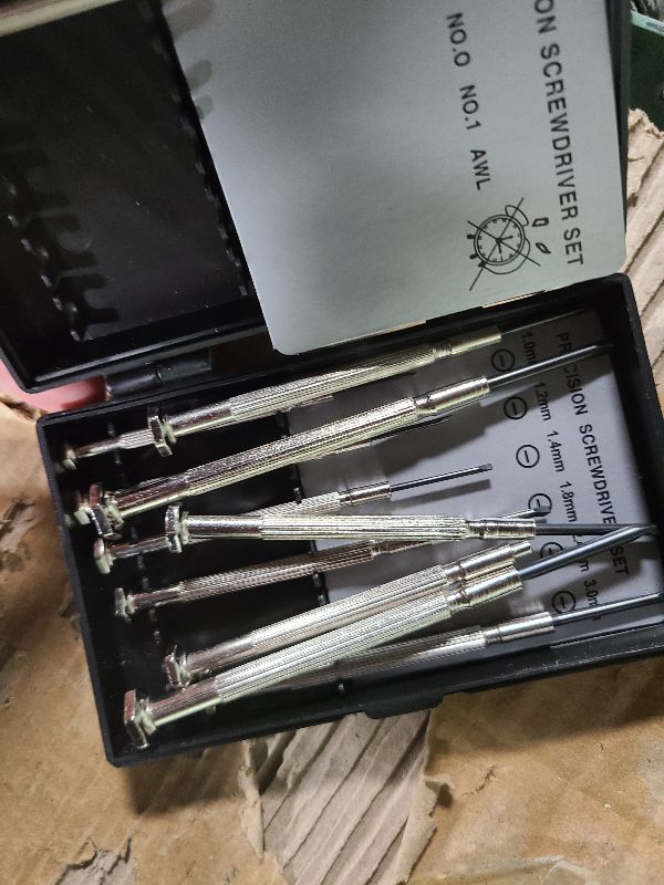 Photo 1 of 11Pcs Small Screwdriver Set, Mini Screwdriver Set, Eyeglass Repair Screwdriver with 11 Different Size Flathead and Philips Screwdrivers, Ideal for Watch, Jewelers