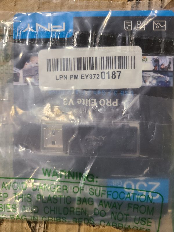 Photo 1 of 256GB PNY PRO Elite V3 USB 3.2 Gen 2 Flash Drive – Up to 1000MB/s Read, Up to 800MB/s Write, Extreme Performance for Professional Data Storage and Transfers, Premium Metal Design, Type-A Connector