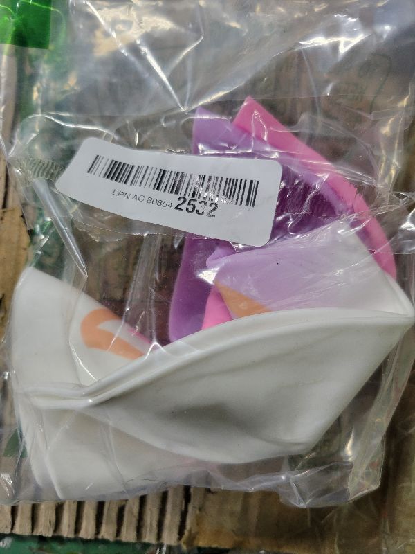 Photo 1 of 2 pcs Kids Swim Cap Silicone Swimming Cap for Boys Girls (Age 3-12) Cover Ears Waterproof Bathing Cap Keep Hair Dry Swimming Hat for Hair