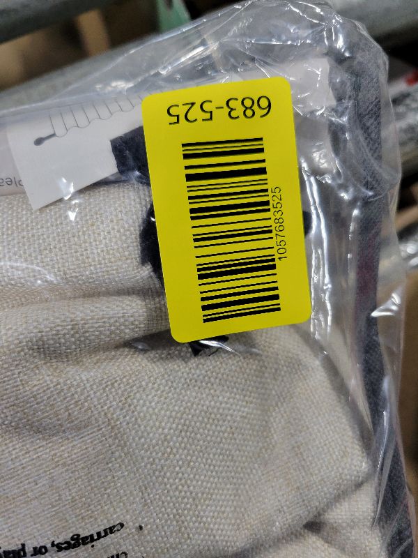 Photo 1 of 100% Blackout Shield Linen Blackout Curtains for Bedroom 96 Inches Long, Back Tab/Rod Pocket Living Room Drapes, Thermal Insulated Blackout Curtains 2 Panels Set, 50" W x 96" L,Cream