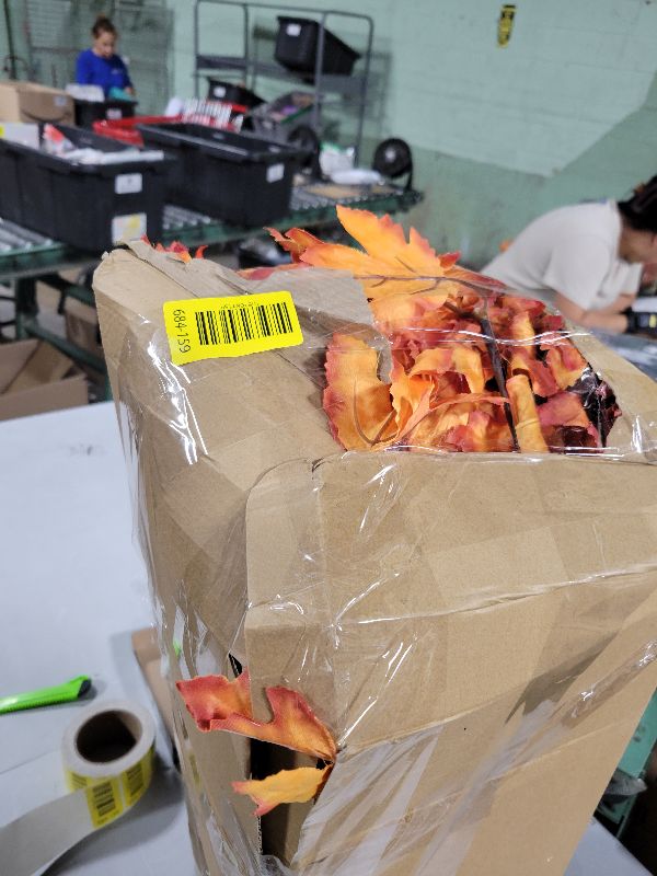 Photo 1 of 2Pack 6FT 300LED Artificial Lighted Maple Tree, Fall Decorations for Home, Timer Function Prelit Fall Decor Maple Tree with Warm White Light for Indoor Outdoor Harvest Halloween Thanksgiving Day