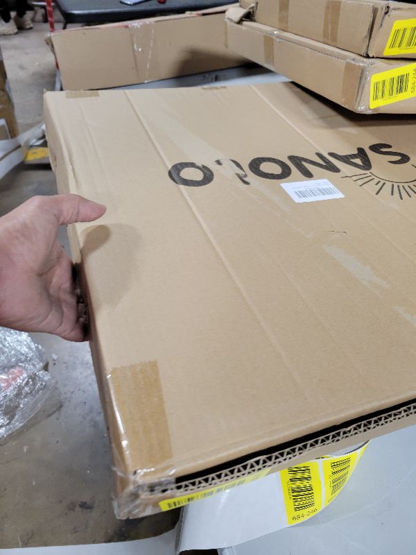 Photo 1 of 20x20 Frame White, Perfect for 20x20 Inch Picture without Mat or 16x16 Inch Picture with Mat, Home Wall Decor Picture Frame-1 PCS