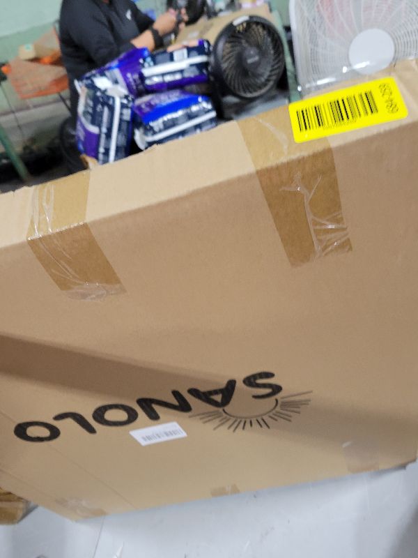 Photo 1 of  20x20 Frame White, Perfect for 20x20 Inch Picture without Mat or 16x16 Inch Picture with Mat, Home Wall Decor Picture Frame-1 PCS