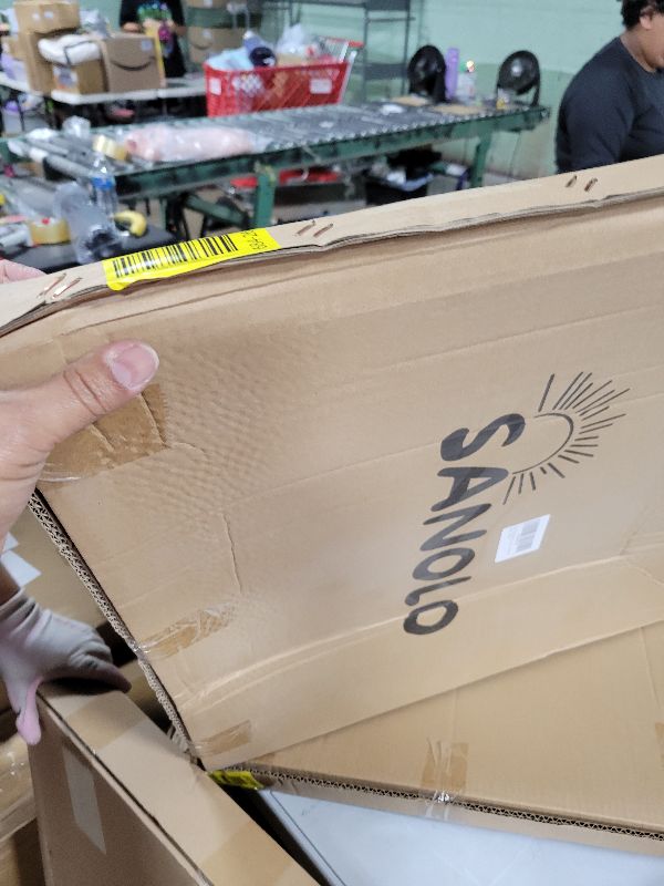 Photo 1 of 20x20 Frame White, Perfect for 20x20 Inch Picture without Mat or 16x16 Inch Picture with Mat, Home Wall Decor Picture Frame-1 PCS