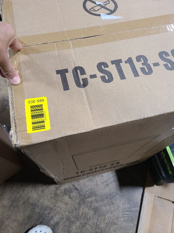 Photo 1 of 13 Gallon Trash Can, Brushed Stainless Steel Kitchen Trash Can with Soft-close Lid, Fingerprint-resistant Kitchen Garbage Can with Foot Pedal and Inner Bucket, Odor Proof Garbage Can, Silver