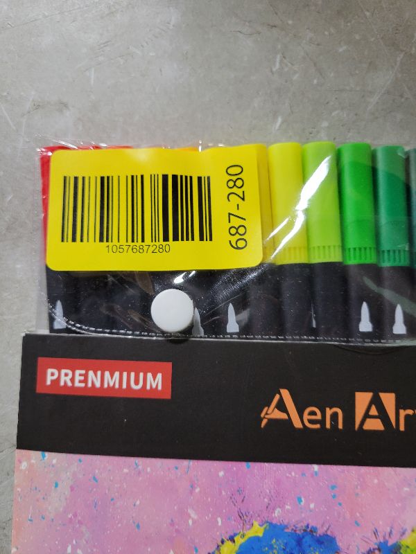 Photo 1 of 15 Fine Point Art Marker, Double Tip Colored Pen for Adult Coloring Hand Lettering, School Classroom Art Suppliers