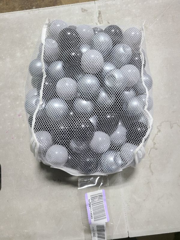 Photo 1 of  STARBOLO Ball Pit Balls Pack of 100 200 500 - BPA&Phthalate Free Non-Toxic Crush Proof Play Pit Soft Plastic Ball for 1 2 3 4 5 Years Old Toddlers Baby Kids Birthday Pool Tent Party 50 balls