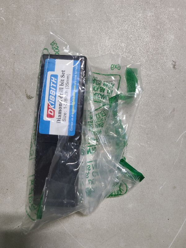 Photo 1 of 1-3/8" Diamond Hole-Saw Bits with Pilot Drill Bit - 2pc 1-3/8 in Diamond Tipped Tile Hole Saws with Guiding Bit for Accurate Drilling, for Porcelain Tile Ceramic Pots Granite Stone Glass Bottles 35mm