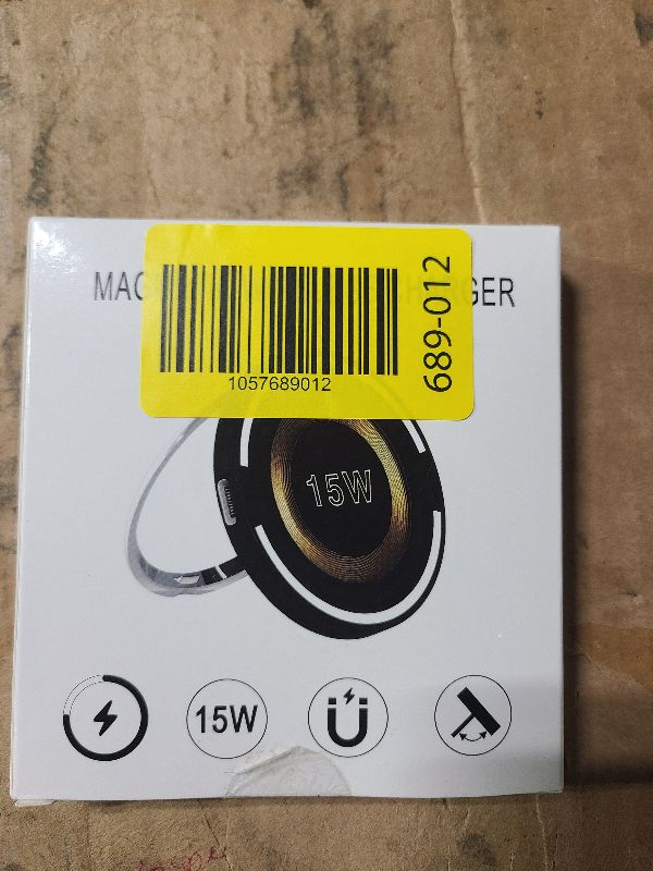 Photo 1 of 15W Samsung S25 Ultra Fast Wireless Charger MagSafe Charger for Samsung Galaxy S25 Ultra S24 FE S24 S23 Ultra S22 Pixel 10 9a 9 8 7 Pro,Magnetic Wireless Charging Pad for iPhone 17 16 15 14 13 Pro Max