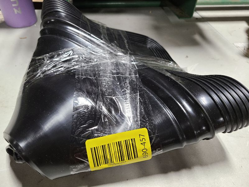 Photo 1 of #9 (9-1/2" to 20") DEKTITE Square Base Combo Pipe Flashing Boot: Black EPDM Square Base Flexible Pipe Flashing Dektite (DC109BC)