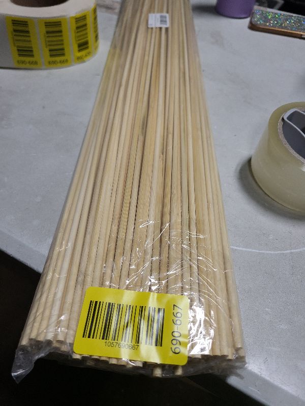 Photo 1 of 150PCS Marshmallow Roasting Sticks,30 Inch Marshmallow Sticks for Fire Pit 5mm Thick Bamboo Skewers for Smores Roaster Barbecue Grilling Campfire Kebab