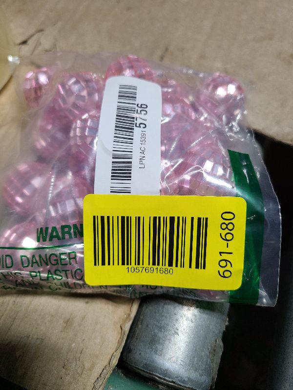 Photo 1 of 24pcs Hanging Disco Ball Party Decor, 1.1 Inch Mini Mirror Disco Balls Pink Disco Ball Disco Party Decorations Disco Ball Ornaments for Christmas Tree Halloween Holiday Birthday Party Wedding