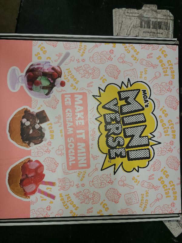 Photo 1 of 
MGA's Miniverse Make It Mini Ice Cream Social Mini Collectibles
Meet new MGA's Miniverse Make It Mini Ice Cream Social Amazon exclusive mini collectibles. The all new EXCLUSIVE Ice Cream themed pack comes with all the ingredients to to make your favorite