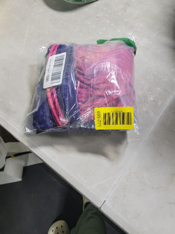 Photo 1 of 2 Piece Swimsuit for Women Tummy Control Bathing Suits Full Coverage Classic Tankini with Shorts Purple