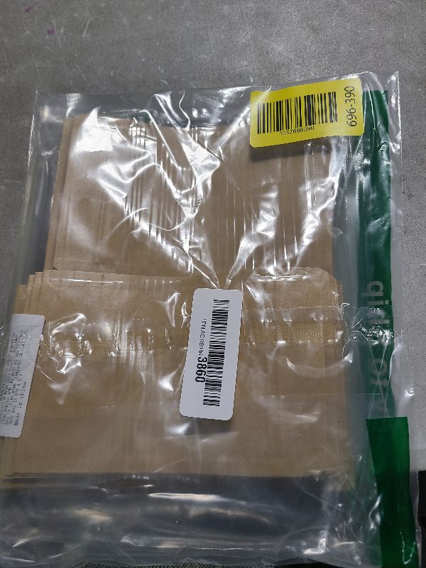 Photo 1 of 50 Pcs 4x6 Inch Kraft Paper Bags with Transparent Window, Stand Up Pouches,Smell Proof Bags,Resealable Bags for Small Business, Zipper Food Storage,for Packaging Snacks Cookies Candy