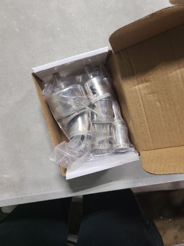 Photo 1 of 3 otters 15PCS Diamond Hole Saw Kit, Glass Drill Bits for Drilling Holes in Glass, Bottles, Marble, Granite Stone, Tile Cutting 0.24 Inch - 2 Inch?6mm - 50mm