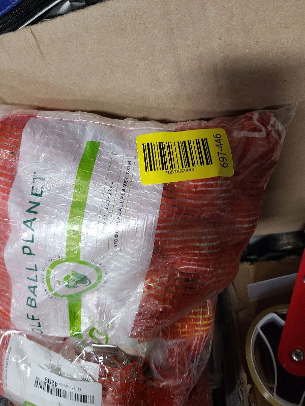 Photo 1 of 100 Shag/Practice/Hit Away/Range Used Golf Ball Mix in Mesh Bag - Golf Ball Planet