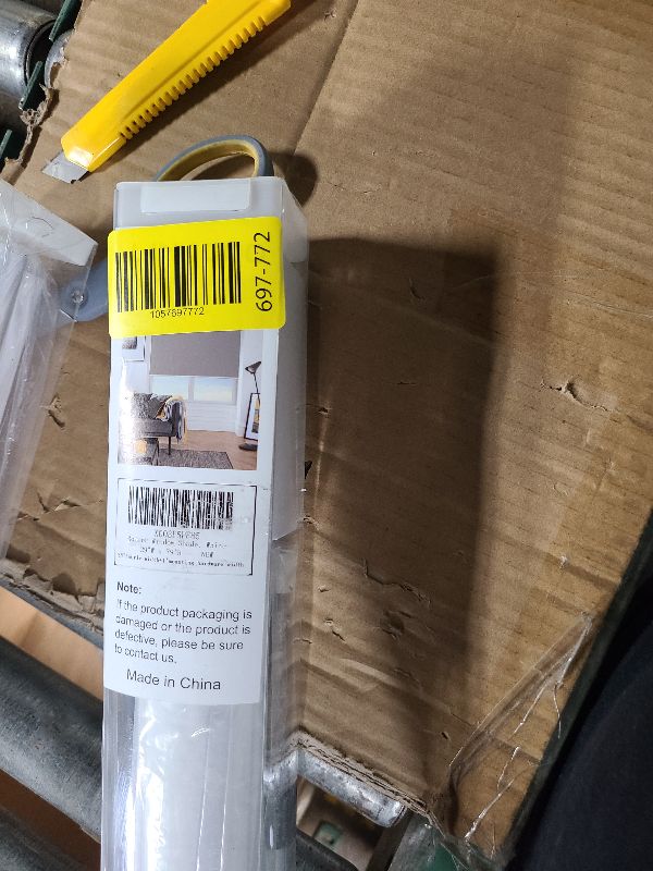 Photo 1 of 100% Blackout Roller Shades, No Tools No Drill Cordless Blinds for Windows, Thermal Insulated UV Protection Privacy Window Shades for Bedroom (29" x 79"