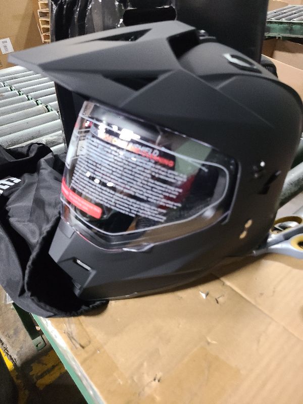 Photo 1 of 1Storm Adult Motocross Helmet BMX MX ATV Dirt Bike Four Wheeler Quad Motorcycle Full Face Helmet Racing Style: HF801 Matt Black