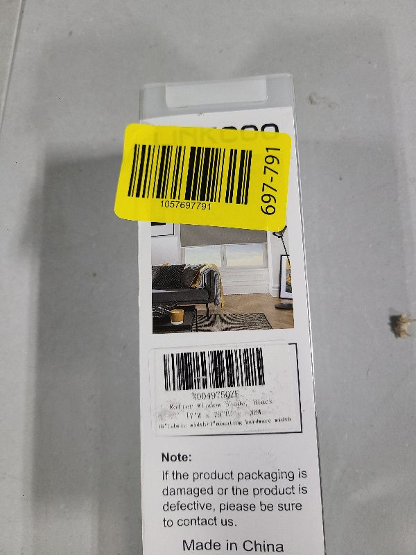 Photo 1 of 100% Blackout Roller Shades for Windows,UV Protection Pull Down Shades,Room Darkening Door Blinds Thermal Insulated Fabric for Home Office and Bedroom(17" W x 79" H,black