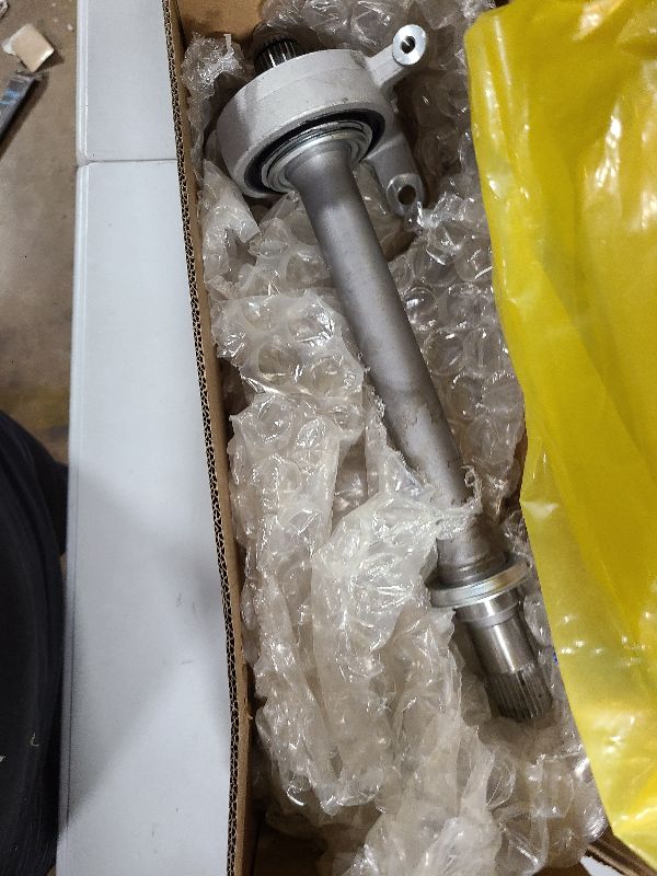 Photo 1 of 44500-SCV-A00 CV Intermediate Shaft (Manual Transmission) Compatible with Honda CR-V 2002-2005, Civic 2004-2005, Element 2003-2010, ACURA RSX 2002-2006, Replaces 44500-S6M-N00 Axle Half Shaft Assembly
