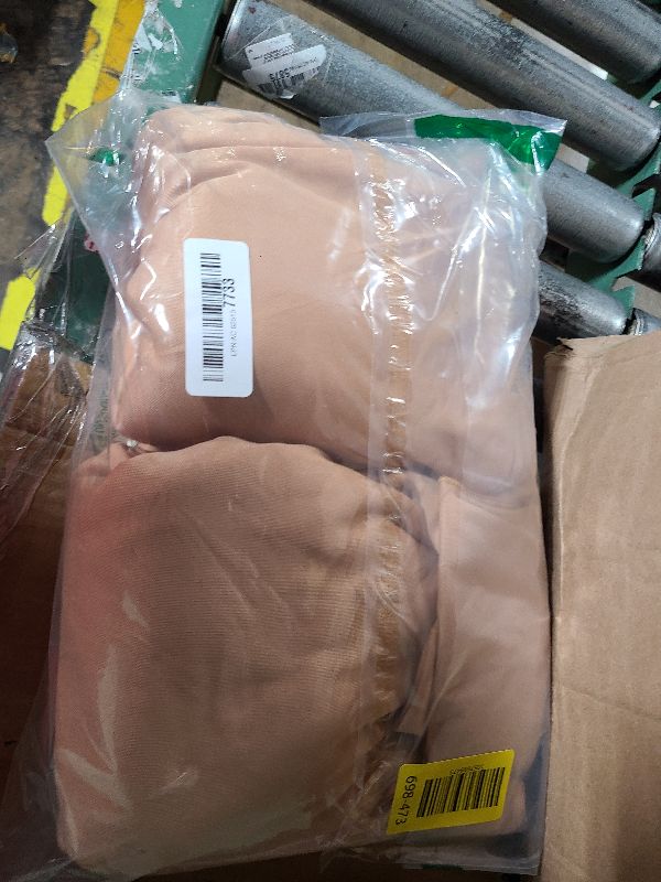 Photo 1 of 10 x 10 Feet Khaki Backdrop Curtain for Partie, Background Curtains for Photoshoot, Birthday, Wedding, Halloween, Thanksgiving, Christmas Day, New Year Party Decorations 5Ft x 10Ft, 2 Panels