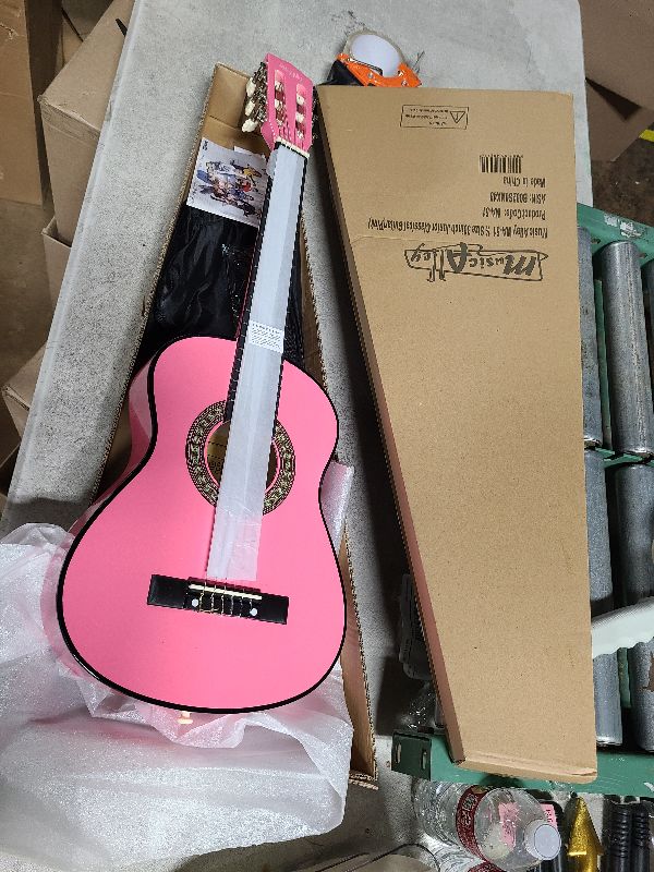 Photo 1 of Music Alley
4.3
4.3 out of 5 stars
(3,082)
Music Alley 6 String Size 30inch Junior Classical Guitar (Pink) (MA-51