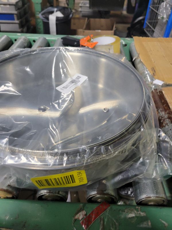 Photo 1 of 12 Inch Tri-Ply Stainless Steel Frying Pan, Deep Frying Pan with lids, PFOA&PTFE Free Skillet, Induction Cooking Pan, Dishwasher and Oven Safe, Fast & Even Heat, Heavy Duty and Detachable Handle