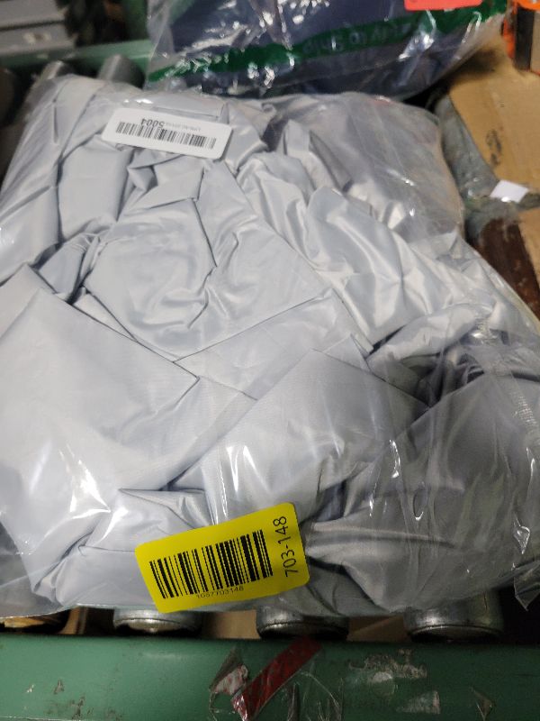 Photo 1 of 10×10 Canopy Replacement Top, Pop Up Canopy Replacement Cover for Straight Leg Frame Tent, Waterproof Canopy Top Cover for Garden Patio Camping (Top Only)(Sliver White)