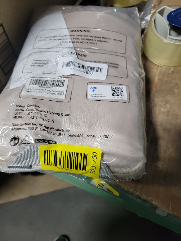 Photo 1 of 10 Set Compression Packing Cubes for Travel Women Mom,OlarHike Luggage Clothes Storage Gifts for Travelers,Airplane/Cruise/Car/Train Travel Essentials,Compressible Expandable Saver Space Bags(Beige)