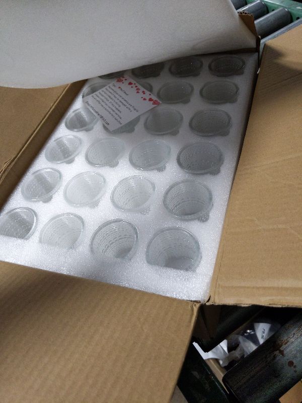 Photo 1 of 24 Pack Clear Glass Votive Candle Holders, Vintage Candle Holder for Floating Candle, Tealight Candle Holder for Table Centerpieces Home Bridal Shower Birthday Christmas Wedding Party Table Decoration