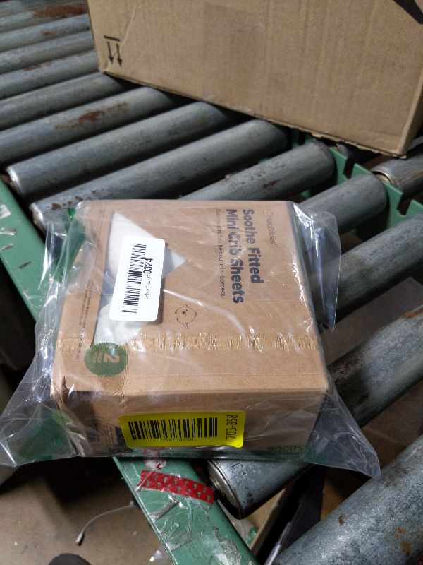 Photo 1 of 2-Pack Mini Crib Sheets Fitted - 38x26 Pack N Play Sheets for Pack and Play Mattress, Organic Cotton, Soft & Breathable Playard Bedding, Neutral Mini Toddler Bed Cover for Boys, Girls (Elly)