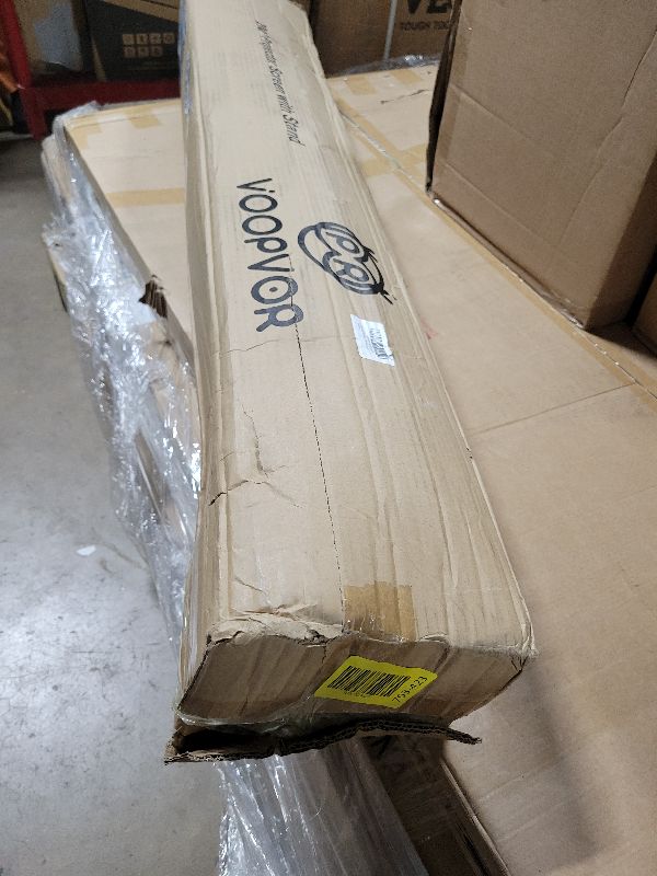 Photo 1 of 200 Inch Projector Screen with Stand: VOOPVOR 16ft Portable Large Projection Screen and Stand Outdoor - Front/Rear Movie Screen Indoor 16:9 4K HD - Wrinkle-Free & Carry Bag for Backyard Cinema