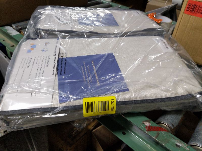 Photo 1 of 100% Blackout Shield Linen Blackout Curtains for Bedroom 96 Inches Long, Back Tab/Rod Pocket Living Room Drapes, Thermal Insulated Blackout Curtains 2 Panels Set, 50" W x 96" L,Cream