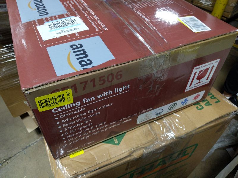 Photo 1 of 22” Bamboo DC Dimmable Ceiling Fan with Light and Remote Control,Boho Wooden Wicker Cage Rattan Bohemian Tropical Caged Wood Flush Mount Fandelier for Kitchen Indoor Bedroom