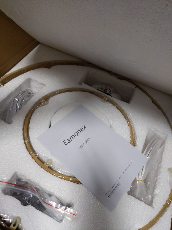 Photo 1 of 22” Bamboo DC Dimmable Ceiling Fan with Light and Remote Control,Boho Wooden Wicker Cage Rattan Bohemian Tropical Caged Wood Flush Mount Fandelier for Kitchen Indoor Bedroom