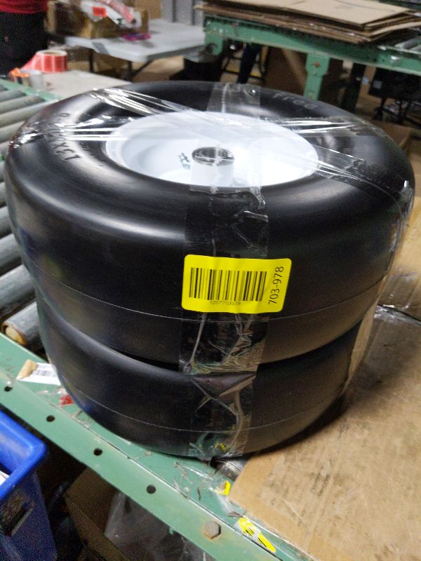 Photo 1 of (2) Pneumatic Tire Assemblies 13x5.00-6 Fits Walker H T & D Models 8035