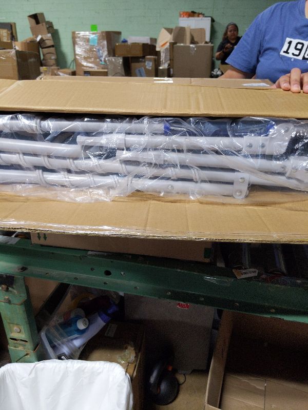 Photo 1 of 3-in-1 Beach Chair Face Holes, Lounge Chair Outdoor with Folding Side Table, 5-Position Recliner, Lay Flat, Removable Pillow, Heavy Duty, Max 330lbs, Poolside, Patio, Camping, Backyard Striped Blue