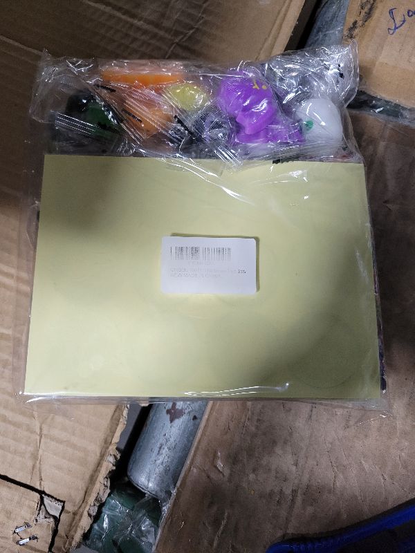 Photo 1 of 200PCS Halloween Goodie Bag Stuffers Stationery Set, Assorted Halloween Party Favors for Kids Toys Bulk Non Candy Halloween Treats Pencils, Eraser, Stamps, Slap Bracelets