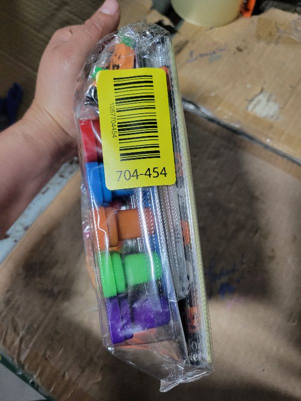 Photo 1 of 200PCS Halloween Goodie Bag Stuffers Stationery Set, Assorted Halloween Party Favors for Kids Toys Bulk Non Candy Halloween Treats Pencils, Eraser, Stamps, Slap Bracelets